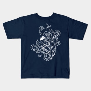 Versus the Kraken (white) Kids T-Shirt